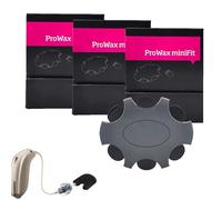 Confezione da 3 filtri di cera di ricambio per Oticon ProWax Minifit, facili da installare, protezioni di cera di ricambio per apparecchi acustici, kit di forniture per apparecchi acustici, soluzione