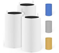 Confezione da 3 filtri di ricambio al carbone HEPA Blue Pure 411, compatibili con purificatori d'aria auto Blueair Blue Pure 411, 411+, 411 con 3 pre-filtri lavabili in tessuto extra