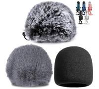 Confezione da 3 filtri pop per microfono Blue Yeti e microfono a condensatore USB Blue Yeti Pro, protezione parabrezza per interni ed esterni