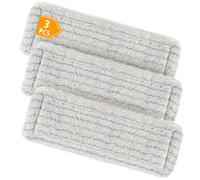 Confezione da 3 fodere di ricambio per Leifheit Profi XL Micro Duo/Profi XL Cotton Plus tutti i manici, 60% fibra di cotone super fine e setole speciali, rivestimento di ricambio, in particolare per