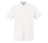 Confezione Da 3 Fruit of the Loom 100% Cotone Premium T-Shirt Polo Top S-3XL