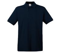 Confezione Da 3 Fruit of the Loom 100% Cotone Premium T-Shirt Polo Top S-3XL