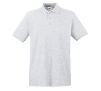 Confezione Da 3 Fruit of the Loom 100% Cotone Premium T-Shirt Polo Top S-3XL