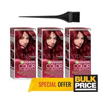 Confezione da 3 Garnier Color Sensation 6.60 Intense Ruby Bold Red Expensive ...