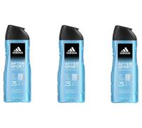 (CONFEZIONE DA 3) GEL DOCCIA ADIDAS UOMO AFTER SPORT 400ML 3X400ML VENDITORE UE