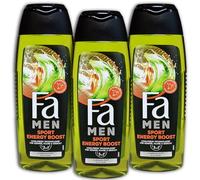 Confezione da 3 gel doccia FA Men 3 in 1 corpo 3 x 250 ml
