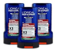 Confezione da 3 gel doccia L'Oréal Men Expert Hydra Hyaluronic 3 x 250 ml", sv_SE: "Confezione da 3 pezzi L'Oréal Män Expert Gel doccia Hydra Hyaluronic 3 x 250 ml