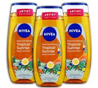 Confezione da 3 gel doccia Nivea Fresh Care Shower Tropical Sunrise, 3 x 250 ml
