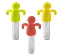 Confezione Da 3 Infusori Per Tè A Forma Umana, Infusore Per Tè Creativo, Filtro Per Tè, Colino Per Tè In Acciaio Inossidabile, Strumenti Per La Preparazione Del Tè