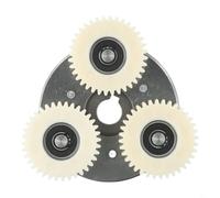 Confezione da 3 ingranaggi planetari in nylon a 36 denti con cuscinetti per motore Bafang da 500 W per mozzo bici elettrica, 135 x 47 mm, parti di ricambio bianche
