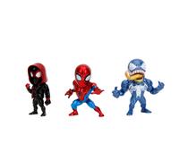 CONFEZIONE DA 3 Jada Toys con licenza ufficiale Marvel Comics Spider-Man 2,5" Me