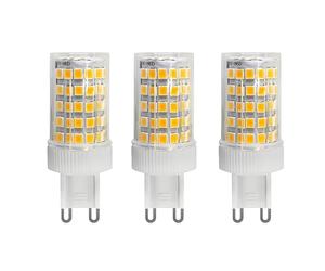 Confezione da 3 Lampadine a LED G9 da 10W equivalenti a 150W Alogene, 86 LED, 1000Lm, Angolo di Diffusione 360°, Ultra Luminose, AC 220-240V, Non Dimmerabile, 3000K Bianco Caldo