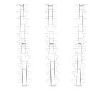 Confezione da 3 Listelli da Parete per Cartoline, Formato Orizzontale, 150 x 105 mm, con 11 Scomparti A6