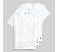 Confezione da 3 maglie girocollo slim-fit Bianco M Tinta unita