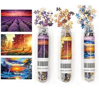 Confezione da 3 mini puzzle da 150 pezzi per adulti piccoli puzzle da 15 x 10 cm