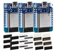 Confezione da 3 mini scheda di sviluppo ESP32 con connettore di tipo C NodeMCU WiFi Blue Tooth modulo con chip CH9102F, compatibile con AR Duino IDE IoT