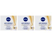 (CONFEZIONE DA 3) NIVEA CREMA VISO ANTIRUGHE 55+ GIORNO 3X50ML/3X1,7 oz