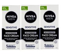 (CONFEZIONE DA 3)NIVEA MEN SENSITIVE 5 VITAMIN PRO COMPLEX CREMA VISO 3X75ML ...