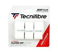 Confezione Da 3 Overgrip Tecnifibre Player Dry Bianchi