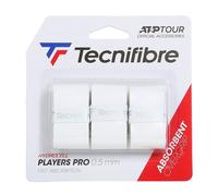 Confezione Da 3 Overgrip Tecnifibre Players Pro Bianchi bianco