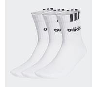 Confezione da 3 paia di calze alte Bianco M Tinta unita