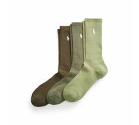Confezione da 3 paia di calze alte Verde 39/45 Tinta unita