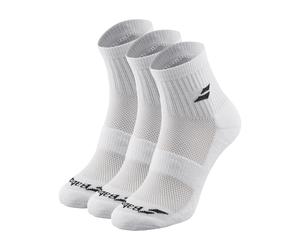 Confezione Da 3 Paia Di Calze Babolat Quarter 47/50 Bianco