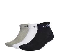 Confezione da 3 paia di calze basse Linear Nero L Tinta unita