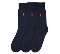 Polo Ralph Lauren - Mercerized Socks 3 Pack Blu - Calze e collant - Taglia 43 - 46 43 - 46 Blu