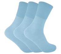 Confezione da 3 paia di calzini termici per diabetici sottili e larghi, non elastici, per una cattiva circolazione, THRDIAL01, 4-8