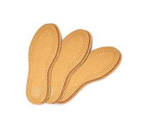 Confezione da 3 Paia di Suole per le Scarpe Premium Fatte in Pelle di Montone di Alta Qualità Tinta Vegetale e Sughero Naturale, Eleganti e Comode, Set Kaps Pecari Sughero (Donna / 8 UK / 41 EUR)