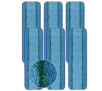 Confezione da 3 panni di ricambio per scopa Bona Family of Mops, lavabili e riutilizzabili, in microfibra, per pavimenti in legno duro e multi-superficie, mocio umido e asciutto