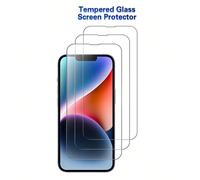 [Confezione da 3] Pellicola protettiva in vetro temperato con durezza 9H, compatibile con iPhone 16, 15, 14, 13, 12, 11 Pro Max, 16 Plus, 15 Plus, 14 Plus, 13 Mini, 12 Mini, XR, XS, X, 6P, 7P, 8P, Sam