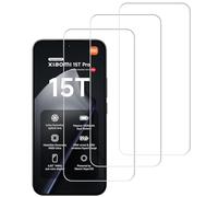 Confezione da 3 pellicole protettive in vetro temperato per XIAOMI 15T/15T Pro, compatibili con custodie, antigraffio, durezza 9H