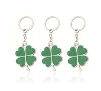 Confezione Da 3 Pendenti A Quadrifoglio, Portachiavi In Acciaio Inossidabile, Portachiavi Regalo, Portachiavi Creativi, Portachiavi Decorativi