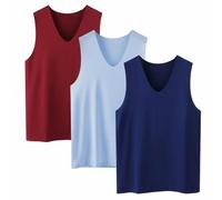 Confezione Da 3 Pezzi Canottiere Da Donna con Scollo a V Senza Maniche