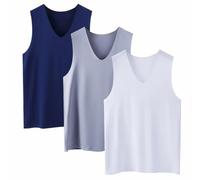 Confezione Da 3 Pezzi Canottiere Da Donna con Scollo a V Senza Maniche