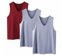 Confezione Da 3 Pezzi Canottiere Da Donna con Scollo a V Senza Maniche