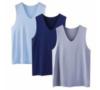 Confezione Da 3 Pezzi Canottiere Da Donna con Scollo a V Senza Maniche