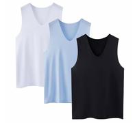 Confezione Da 3 Pezzi Canottiere Da Donna con Scollo a V Senza Maniche