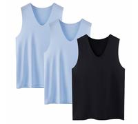 Confezione Da 3 Pezzi Canottiere Da Donna con Scollo a V Senza Maniche