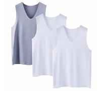 Confezione Da 3 Pezzi Canottiere Da Donna con Scollo a V Senza Maniche