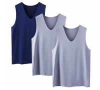 Confezione Da 3 Pezzi Canottiere Da Donna con Scollo a V Senza Maniche