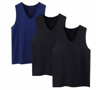 Confezione Da 3 Pezzi Canottiere Da Donna con Scollo a V Senza Maniche