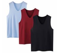 Confezione Da 3 Pezzi Canottiere Da Donna con Scollo a V Senza Maniche