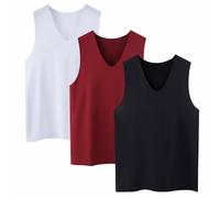 Confezione Da 3 Pezzi Canottiere Da Donna con Scollo a V Senza Maniche