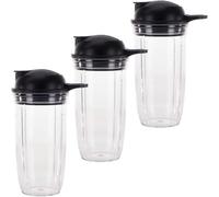Confezione Da 3 Pezzi Di Ricambio For Tazza Da 24 Oz E Coperchio Da Asporto, Compatibile Con NutriBullet E Frullatore Pro 1000 Di Grande Capacità