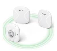 Confezione da 3 ponte wireless per esterni 2,4 GHz e 5,8 GHz, ULNA Point a 2 punti wireless CPE802T, porta LAN 1000 Mbps, ponte WiFi a lungo raggio da 3,1 miglia per estendere Internet a fienile,
