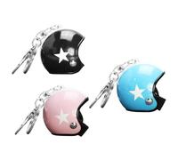 Confezione Da 3 Portachiavi Con Casco, Portachiavi Divertenti, Portachiavi Carini, Portachiavi Regalo, Pendenti Decorativi