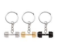 Confezione Da 3 Portachiavi Con Manubri, Divertente Ciondolo Con Manubri, Portachiavi Per Allenamento Della Forza, Portachiavi Fitness, Portachiavi Regalo Per Gli Appassionati Di Fitness